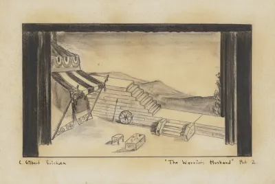 The Warriors Husband Sketch No 1 Act 2 Tent Wall Hills
