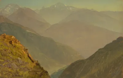The Watzmann And Goell Near Berchtesgeden