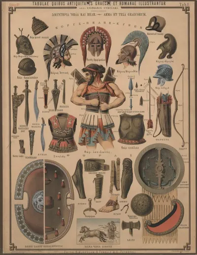 The Weapons And Equipment Of The Ancient Greeks