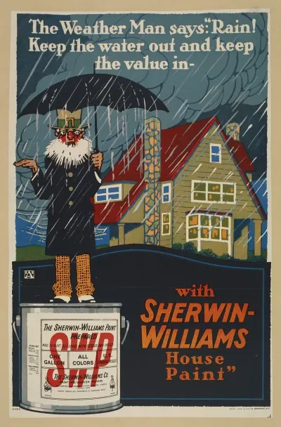 The Weather Man Says Rain Keep The Water Out With Sherwin Williams House Paint