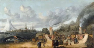 The Whale Oil Refinery Near The Village Of Smerenburg