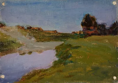 The White Night The Ushakovka River