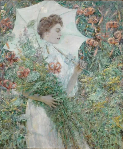 The White Parasol