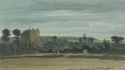 The Whittington Stone By Moonlight