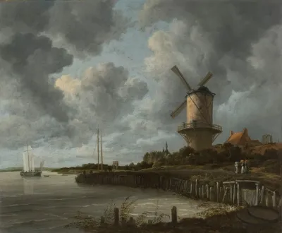 The Windmill At Wijk Bij Duurstede