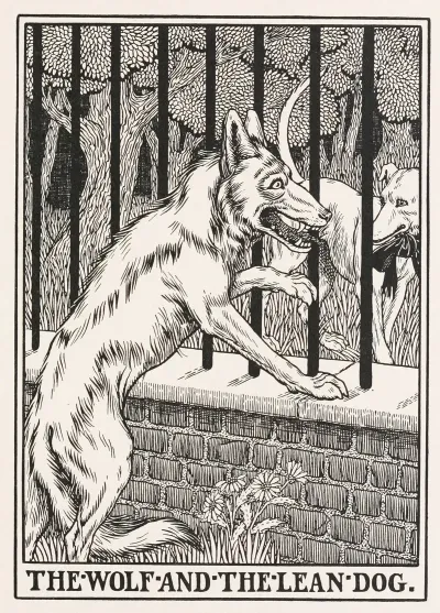 The Wolf And The Lean Dog 2