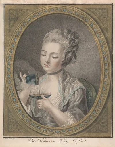 The Woman Taking Coffee
