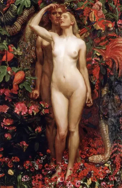 The Woman The Man And The Serpent