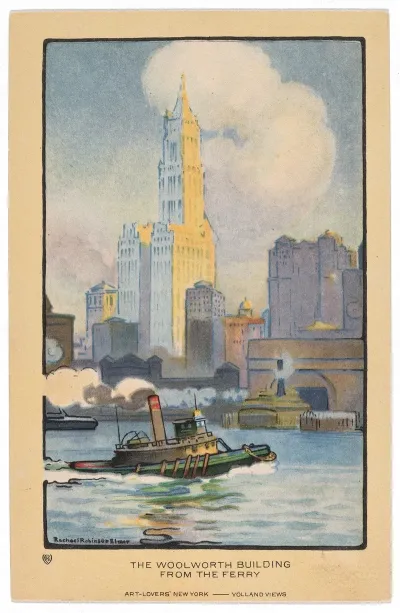 The Woolworth Building From The Ferry