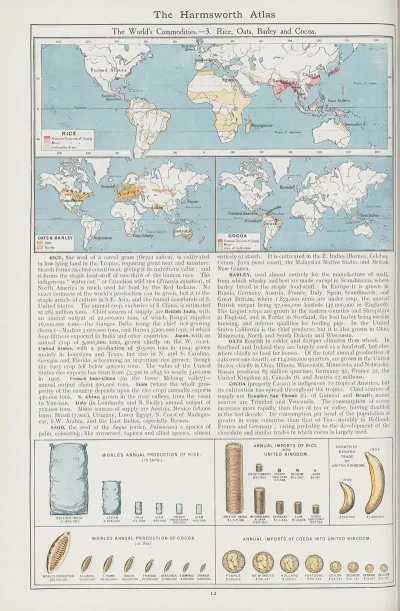 The Worlds Commodities 3 Rice Oats Barley And Cocoa