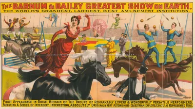 The Worlds Grandest Largest Best Amusement Institution First Appearance In Great Britain