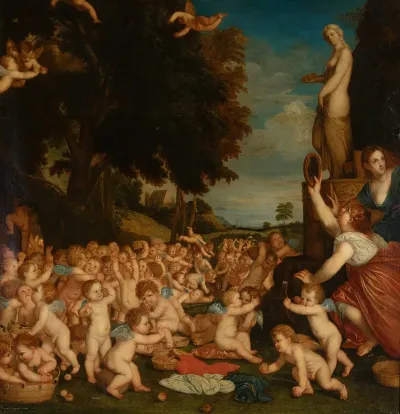 The Worship Of Venus After Titian