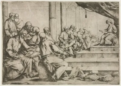 The Young Christ Teaching In The Temple