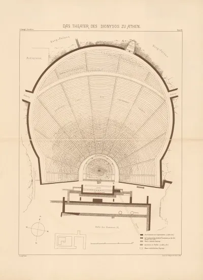 Theater Des Dionysos Zu Athen