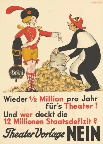 Theater Vorlage Nein