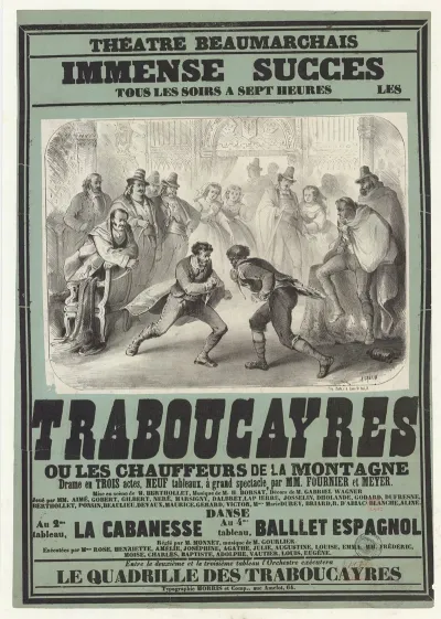 Theatre Beaumarchais Les Traboucayres Ou Les Chauffeurs De La Montagne