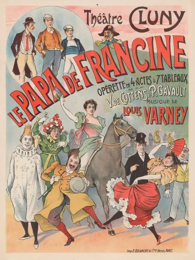 Theatre Cluny Le Papa De Francine Operette En 4 Actes