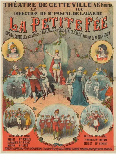 Theatre De Cette Ville A 8 Heures Le 188 Direction De Mr Pascal De Lagarde La Petite Fee 2