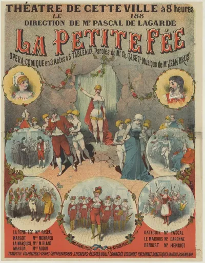 Theatre De Cette Ville A 8 Heures Le 188 Direction De Mr Pascal De Lagarde La Petite Fee
