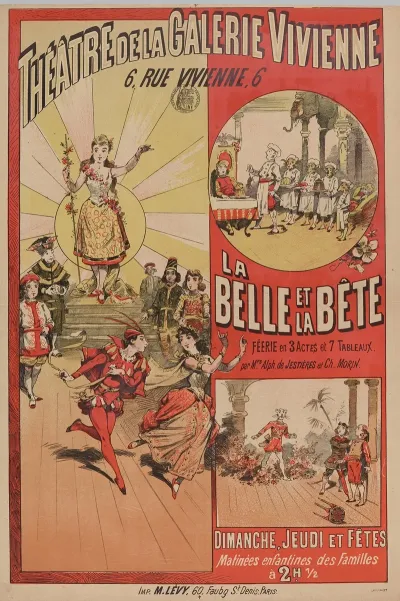 Theatre De La Galerie Vivienne 6 Rue Vivienne 6 La Belle Et La Bete