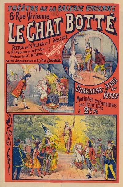 Theatre De La Galerie Vivienne 6 Rue Vivienne Le Chat Botte 2