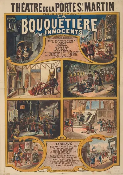 Theatre De La Porte St Martin La Bouquetiere Des Innocents