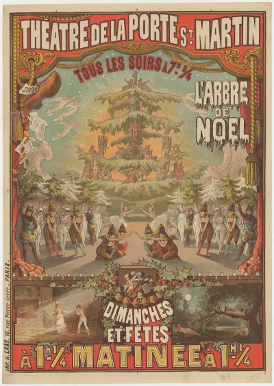 Theatre De La Porte St Martin Larbre De Noel
