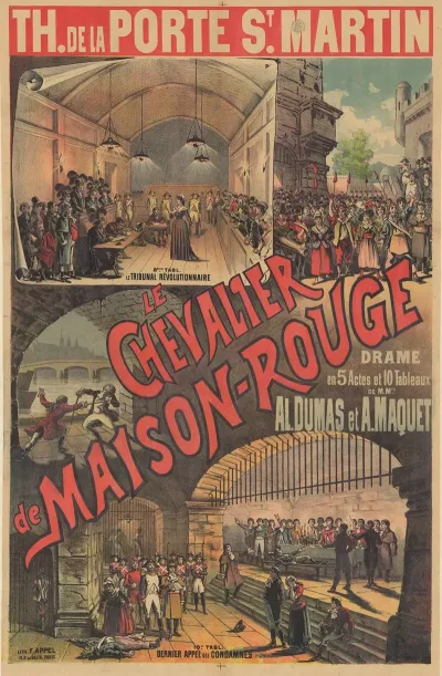 Theatre De La Porte St Martin Le Chevalier De Maison Rouge