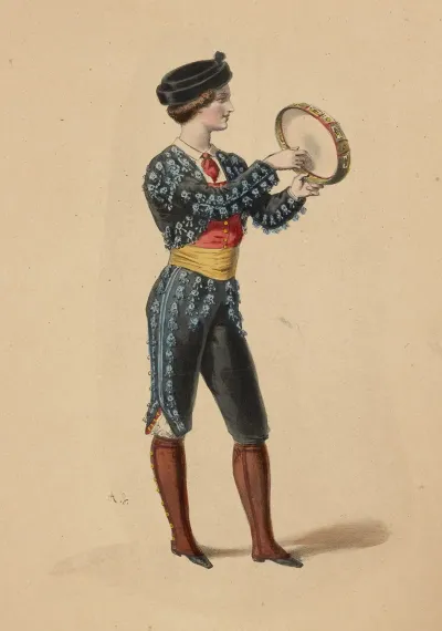 Theatre De La Porte St Martin Mr Honore Dans Le Ballet De La Moresque