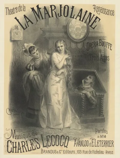 Theatre De La Renaissance La Marjolaine Opera Bouffe En Trois Actes
