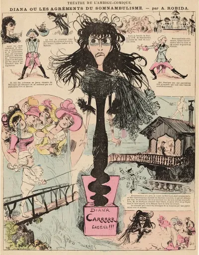 Theatre De Lambigu Comique Diana Ou Les Agrements Du Somnambulisme