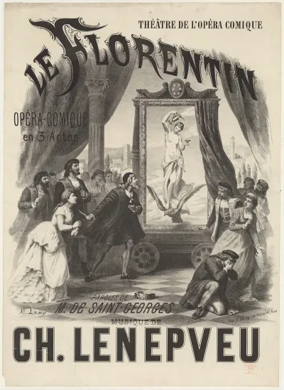 Theatre De Lopera Comique Le Florentin Opera Comique En 3 Actes