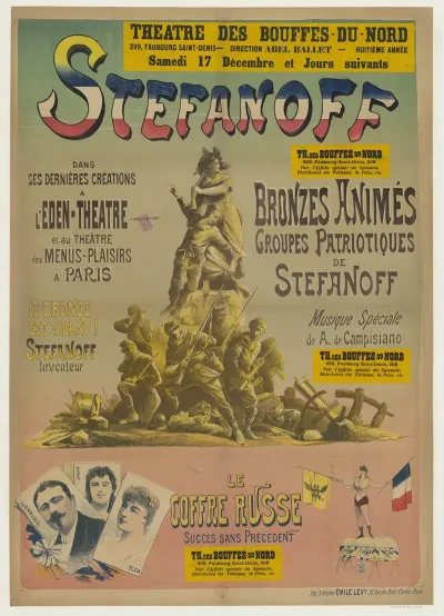 Theatre Des Bouffes Du Nord Stefanoff Dans Ses Dernieres Creations A Leden Theatre Et Au Theatre Des Menus Plaisirs A Paris