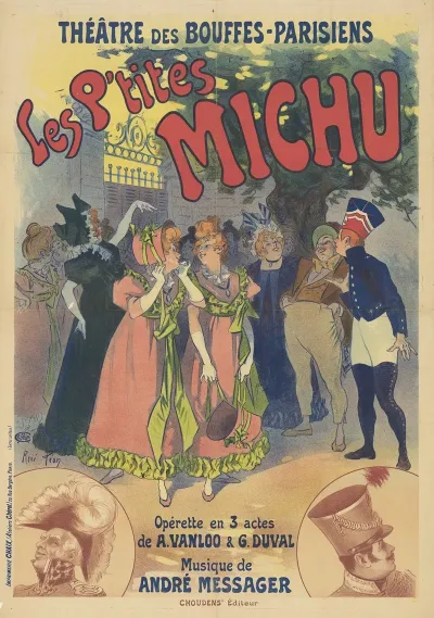 Theatre Des Bouffes Parisiens Les Ptites Michu Operette En 3 Actes De A Vanloo G Duval