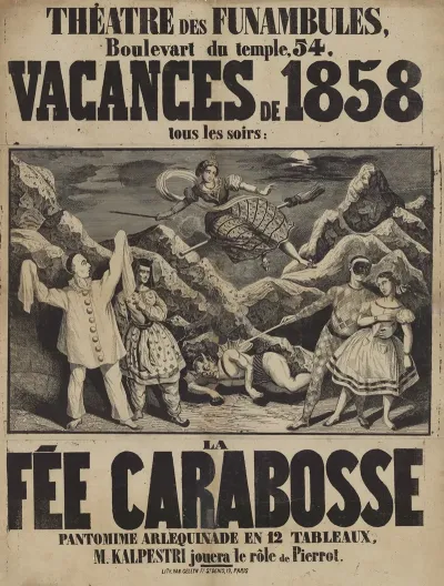 Theatre Des Funambules Vacances De 1858 Fee Carabosse