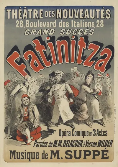 Theatre Des Nouveautes Fatinitza Musique De M Suppe