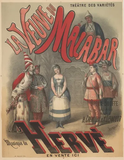Theatre Des Varietes La Veuve Du Malabar
