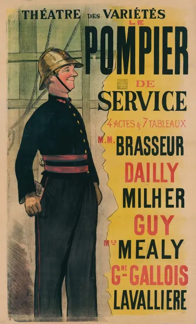 Theatre Des Varietes Le Pompier De Service 4 Actes 7 Tableaux