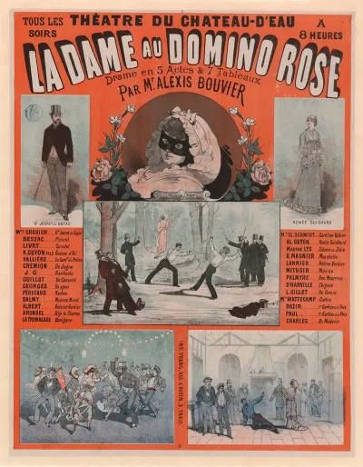 Theatre Du Chateau Deau La Dame Au Domino Rose