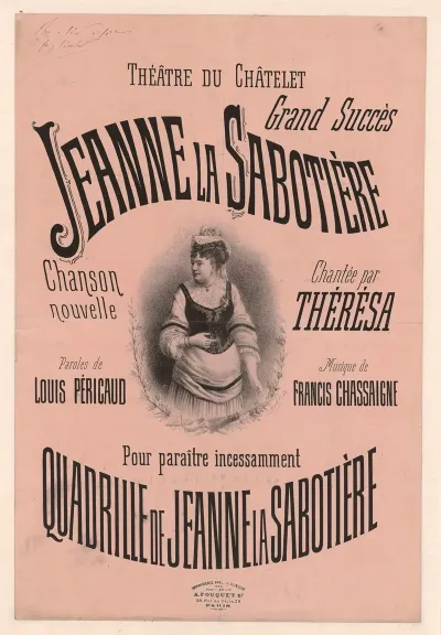 Theatre Du Chatelet Jeanne La Sabotiere
