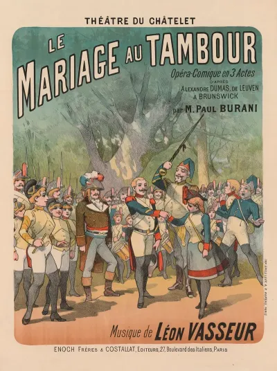 Theatre Du Chatelet Le Mariage Au Tambour Opera Comique En Trois Actes