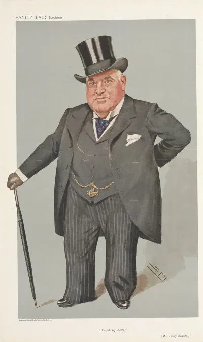 Theatre Hereditary Actor Mr Henry Kemble April 24 1907