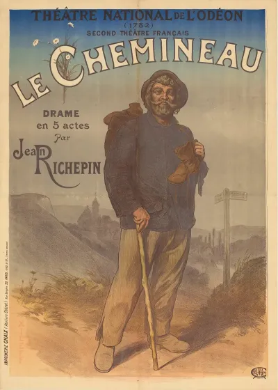 Theatre National De Lodeon 1782 Second Theatre Francais Le Chemineau Drame En 5 Actes Par Jean Richepin