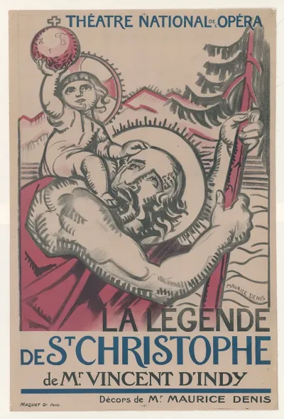 Theatre National De Lopera La Legende De Saint Christophe De M Vincent Dindy