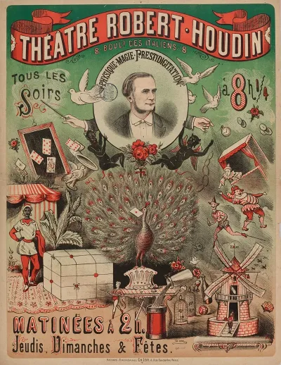 Theatre Robert Houdin 8 Bould Des Italiens 8 Tous Les Soirs Physique Magie