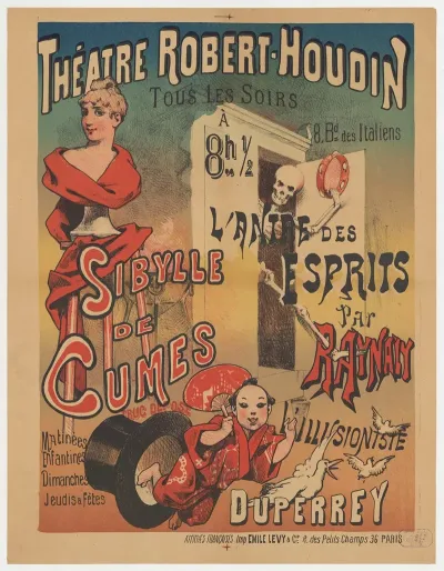 Theatre Robert Houdin Lantre Des Esprits Par Raynaly Sybille De Cumes Truc Depose Lillusioniste Duperre