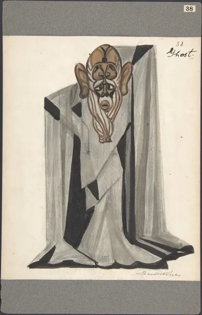 Theatrical Ghost Costume For Le Rossignol