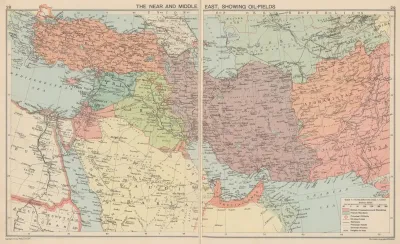 The‎ ‎near‎ ‎and‎ ‎middle‎ ‎east‎ ‎showing‎ ‎oil Fields