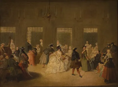 Theme From The Venetian Carnival In The Parlatory Of The Monastery