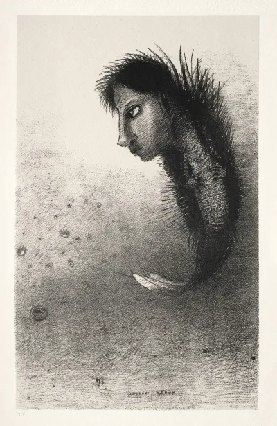 Then There Appears A Singular Being Having The Head Of A Man On The Body Of A Fish